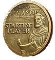 Exclusive metal starting player token
